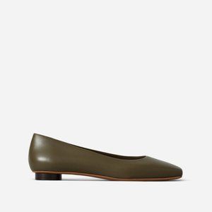 Everlane 90's Square Toe Flat
